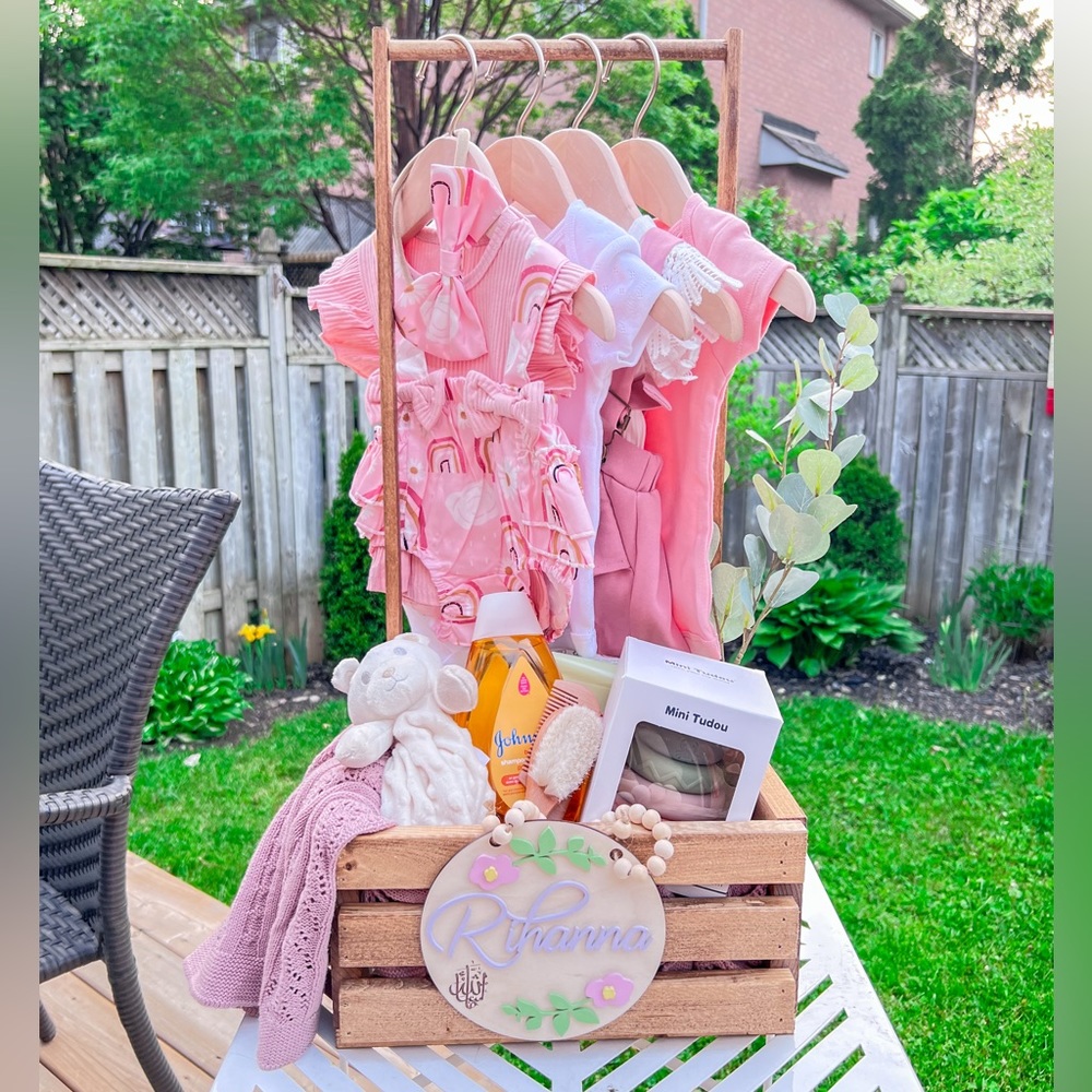 NAME SIGN ONLY for Wooden Handmade Baby Closet Crate | Shower Gift | Nursery